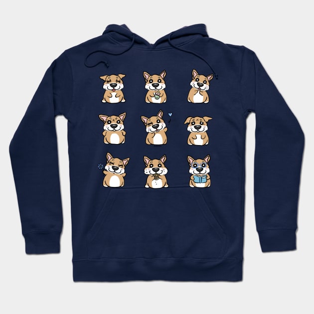 Pup pondering life Hoodie by doodletokki